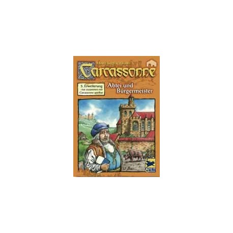 Carcassonne Erw. 5 Abtei & Bürgermeister