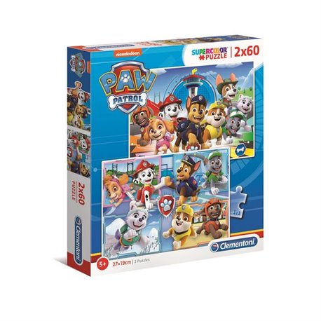 Puzzle PAW PATROL 2X60T