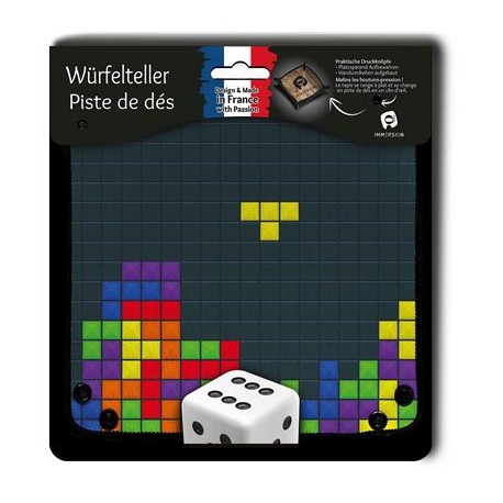 Würfelteller Retro Tetris Neopren