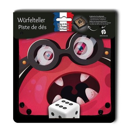 Würfelteller Cool Monster Pink Neopren