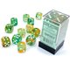 Nebula TM 16mm d6 Spring/white Luminary Dice Block? (12 dice)