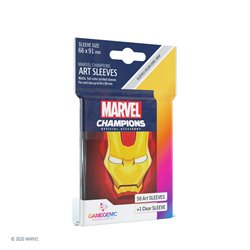 MARVEL CHAMPIONS Art-Sleeves - Iron Man • (Display mit 16 Einzelpacks) Sprachunabhängig