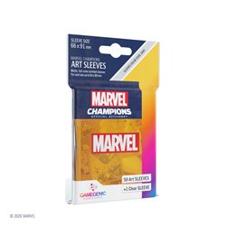MARVEL CHAMPIONS Art-Sleeves - Marvel Orange • (Display mit 16 Einzelpacks) Sprachunabhängig