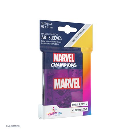 MARVEL CHAMPIONS Art-Sleeves - Marvel Purple • (Display mit 16 Einzelpacks) Sprachunabhängig