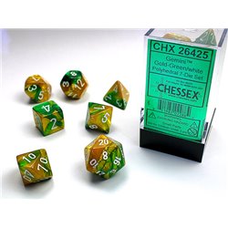 CHX26425 Gemini gold green white 7 Die Sets