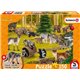 Puzzle Schleich Wild Life + Waschbärfigur