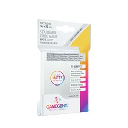 MATTE Standard Card Game Sleeves 66 x 91 mm Clear • (Display mit 16 Einzelpacks) Sprachunabhängig