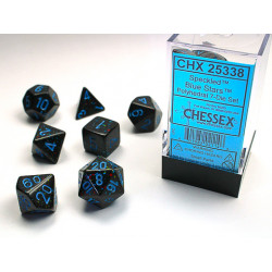 CHX25338 Speckled blue stars 7 Die Sets