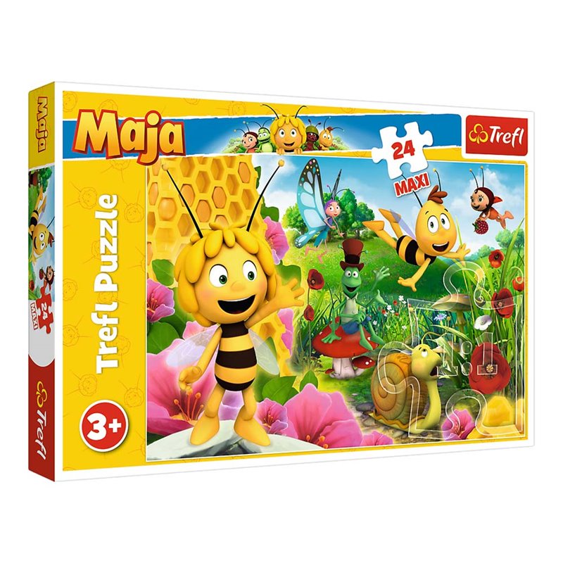 Maxi Puzzle - Biene Maja - 24 Teile - Games, Toys & more e.U.