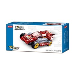 Pullback Auto Fast Red (48 Teile) [M38-B0801A]