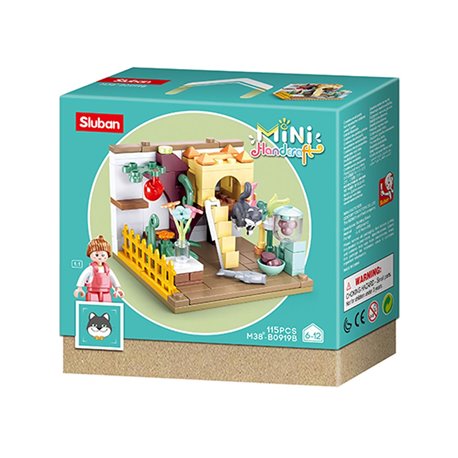 Mini Szene Katzenzimmer I (115 Teile) [M38-B0919B]