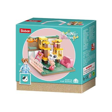 Mini Szene KatzenzimmerIII(103 Teile) [M38-B0919D]
