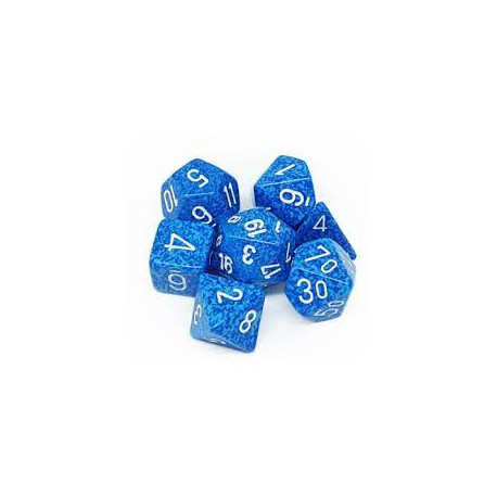 CHX25306 Water Speckled Polyhedral 7-Die Sets