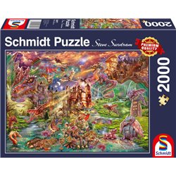 Puzzle 2000T Schatz der Drachen