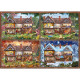 Puzzle Thomas Kinkade 2000T Jahreszeiten Haus