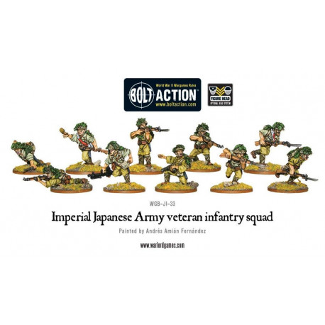 Bolt Action Japanese Veteran Intantry Squad