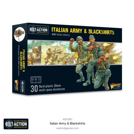 Bolt Action Italian Army & Blackshirts plastic boxed set 4020158014