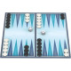 Backgammon in der Metallbox