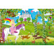 Puzzle Prinzessin im Schlossgarten 3x48T