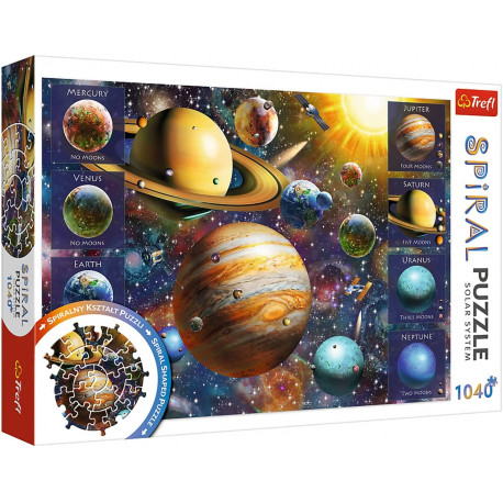 Hidden Shapes Puzzle Sonnensystem 1040 Teile