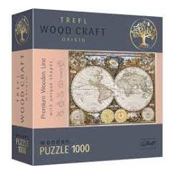 Holz Puzzle Weltkarte von 1630 1000 Teile