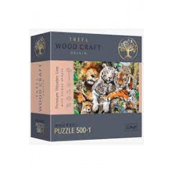 Holz Puzzle Wildkatzen 500+1 Teile