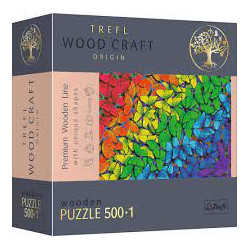 Holz Puzzle Schmetterlingsregenbogen 500+1 Teile