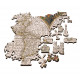 Holz Puzzle Weltkarte von 1630 1000 Teile