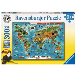 Puzzle: Tiere rund um die Welt (300 XXL Teile )