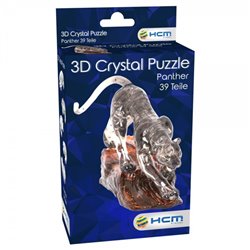 Crystal Puzzle: Schwarzer Panther (39 Teile)