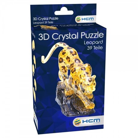 Crystal Puzzle: Leopard (39 Teile)