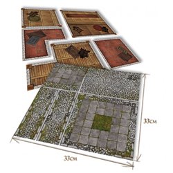 RPG TAVERN Set: Objects + Modular Map