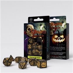 Halloween Pumpkin – Jack O'Lantern Dice Set (7)