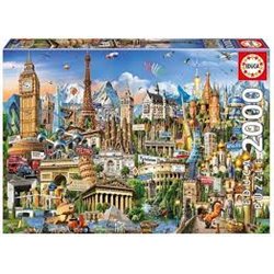 Puzzle Wahrzeichen Europa 2000T