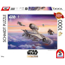 Puzzle Kinkade Star Wars The Mandalorian The Escort 1000 Teile 