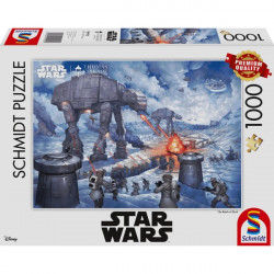 Puzzle Kinkade Star Wars The Battle of Hoth 1000 Teile