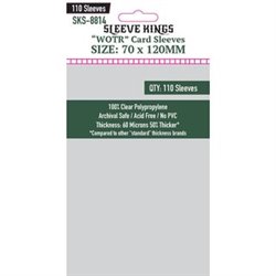 Sleeve Kings Tarot Card Sleeves (70x120mm) -55 Pack, 100 Microns