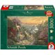 Puzzle Thomas Kinkade Dörfchen m Landturm 3000T