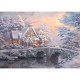 Puzzle-Set Thomas Kinkade Lamplight Manor und Winter in Lamplight Manor 2x1000T