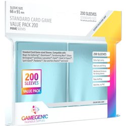 Gamegenic PRIME Sleeves Standard Card Game Value Pack (200) 66x91 Kartengröße 64x89 
