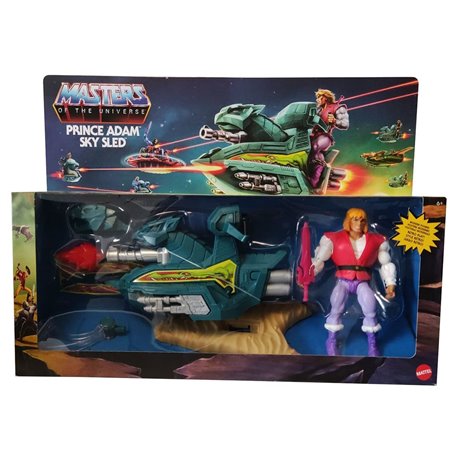 Masters of the Universe Origins Sky Sled Prinz Adam Schlitten (14 cm Figures)