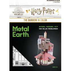 Metal Earth Harry Potter The Burrow in color