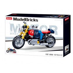 SLUBAN Cafe Racer Motorrad 197Teile M38-B0958