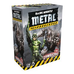  Zombicide 2. Edition Dark Nights Metal Pack 4 Survivors & Abominations Set