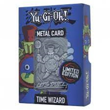 Yu Gi Oh! Limited Edition Metal Card Time Wizard
