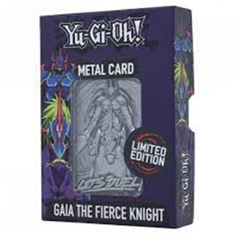 Yu Gi Oh! Limited Edition Metal Card Gaia the fierce knight