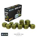 Bolt Action Orders Dice pack green 12