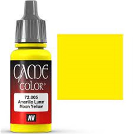 Vallejo Game Color Moon Yellow 72.005 18 ml