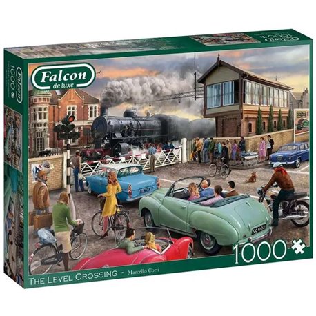 Puzzle Falcon de luxe The level crossing 1000 Teile