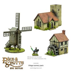 Pike & Shotte Epic Battles Village scenery pack